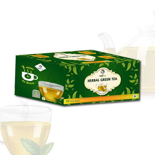 Mushleaf Green Tea  Bags (30 Pieces)